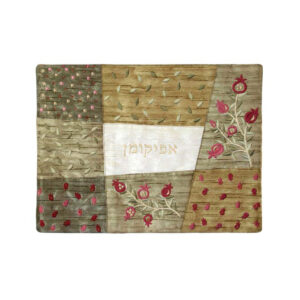 כיסוי אפיקומן - אפליקציה + רקמה - זהב