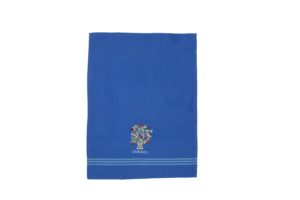מגבת מטבח + רקמה 60*45 ס"מ עץ + ישראל - כחול